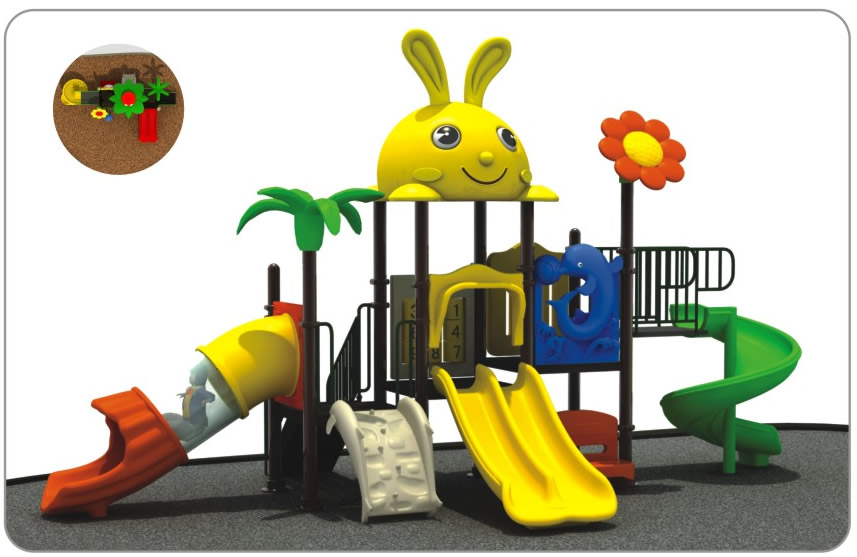 2026世界杯官网儿童卡通滑梯（兔子）